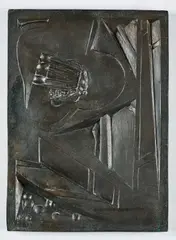 Joseph Csaky, Fleurs, dites aussi nature morte cubiste, 1930, Bronze, braun patiniert