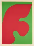 Jean Arp, Affiche St. Gallen II, 1966, Farblithografie auf BFK RIVES (Wasserzeichen)