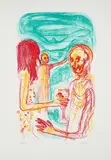 Daniel Richter, Aus: Art of Cider Edition No. 2, 2009, Farblithografie auf Velin