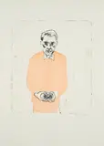 Daniel Richter, Der Fotograf, 2001, Farblithografie auf Velin