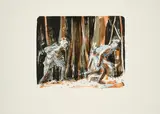 Daniel Richter, Propaganda 2, 2001, Farblithografie auf Bütten