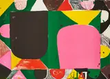 Tal R, Ohne Titel, 2006, Farblithografie auf BFK RIVES (Wasserzeichen)