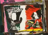 Tal R, Ohne Titel, 2006, Farblithografie auf BFK RIVES (Wasserzeichen)