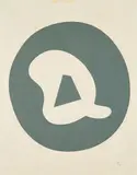 Jean Arp, Soleil Recerclé Etui (Aus: Soleil Recerclé. Poèmes), 1966, Farbholzschnitt auf Japan