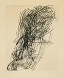 Hans Hartung, G 1973-2/ L'Herne, 1973, Radierung auf Arches (Wasserzeichen)