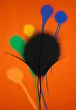 Otto Piene, Ohne Titel, 1970, Farbserigrafie auf leichtem Karton