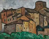 Alexander Kanoldt, Studie San Gimignano