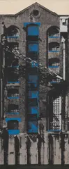 Gerd Winner, Speicherhäuser, 1971, Öl auf Leinwand