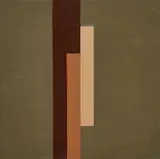 Enzo Maiolino, "Verticale/1", 2005, Öl auf Leinwand