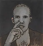 C. O. Paeffgen, Nasenbohrer, 1972, Acryl auf Fotoleinwand