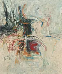 Winfred Gaul, Ohne Titel (26-07-58), 1958, Öl auf Leinwand