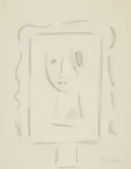 Bruno Goller, Ohne Titel, Grafit auf Velin