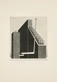 Konrad Klapheck, Der Gesetzgeber, 1980, Aquatinta auf Hahnemühle (Wasserzeichen)