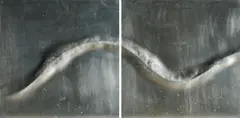 Friederich Werthmann, Ohne Titel, 1965, Jeweils: Gebogene Stahlplatte