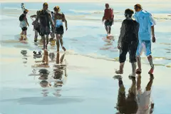 Jan De Vliegher, "Beach", 2007, Öl auf Leinwand
