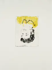 Elke by Georg Baselitz, 2003, Farbradierung auf BFK RIVES (Wasserzeichen), sold Jun 2024