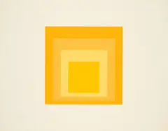Easter by Josef Albers, 1965, Farbserigrafie auf leichtem Karton, sold Apr 2024