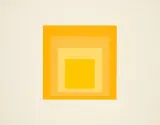 Easter by Josef Albers, 1965, Farbserigrafie auf leichtem Karton, sold Apr 2024