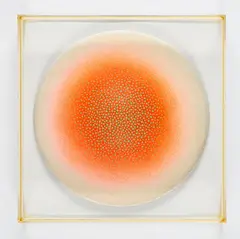 Kuno Gonschior, Ohne Titel, 1969, Acryl auf Polystyrol. In Plexiglaskasten