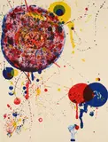 Sam Francis, Chinese Balloons, 1963, Farblithografie auf BFK RIVES (Wasserzeichen)