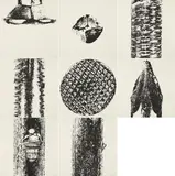 Günther Uecker, Leibbeschreibung eines Nagels, 1969/70, Mappe mit 8 Zink-Clichés auf Velin. In originaler Mappe (46 x 46 x 0,7cm)