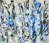 Rudi Baerwind, "Birken", 1972, Öl auf Leinwand