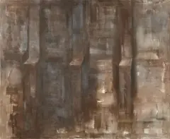 Georg Herold, Kathedrale II, 1986, Dispersion und Acryl auf Leinwand