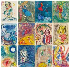 Le Cirque by Marc Chagall, 1967, sold Nov 2024