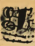 Joan Miró, Homenaje à Josep Lluis Sert, 1972, Lithografie auf Bütten