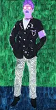 Kiki Kogelnik, "Real Life Stinks" (I + II), 1979, Öl und Sicherheitsnadeln auf Leinwand
