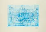 Herbert Zangs, Ohne Titel, Farbradierung auf Hahnemühle (Wasserzeichen)