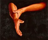 Ivan Gejko, "Dir meine Hand!", 2017, Öl auf Leinwand