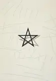 Rune Mields, "Das Pentagramm", 1983, Acryl auf Leinwand
