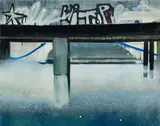 Lea Asja Pagenkemper, "Hi Top", 2005, Mischtechnik auf Leinwand