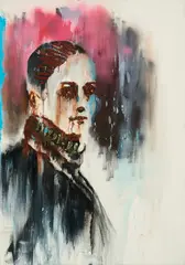 Hyacinth by Hans-Peter Stark, 2007, Öl auf Leinwand, sold Sep 2024