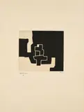 Eduardo Chillida, Aldizkatu II, 1972, Radierung auf Arches (Wasserzeichen)
