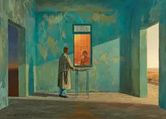 Marcin Kolpanowicz, "From Dusk Till Dawn", 1995, Acryl auf Leinwand