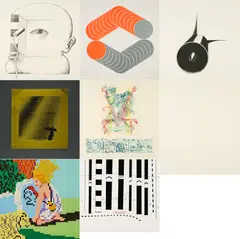 Mappenwerk, '70 German Art Today, 1970, Mappe mit je einer Druckgraphik von 30 Künstlern u.a