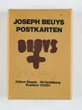 Joseph Beuys, Postkarten, 1969-1980, Pappschachtel mit 28 Postkarten. Jeweils Farboffset auf leichtem Karton