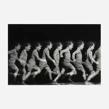 Child Running (Bob Edgerton) by Harold Eugene Edgerton, gelatin silver print, sold Aug 2023