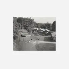 Gregory Crewdson, Untitled (dog catcher and bear), 1997, gelatin silver print