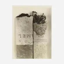 Irving Penn, Cigarette No. 37, New York, platinum-palladium print on BFK Rives mounted to aluminium