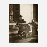Eugène Atget, Joueur d'orgue, gelatin silver print