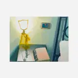 Randy Hayes, Room in Venice, 2000, oil paint on photograph
