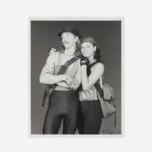 Bicycle Messengers by Robert Mapplethorpe, 1987, vintage gelatin silver print, sold Aug 2023