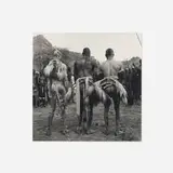 George Rodger, Korongo Nuba Wrestlers, Kordofan, South Sudan, gelatin silver print