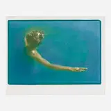 Kenda North, Steph in Water, 1978, vintage hand-colored dye transfer print