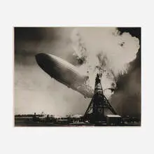 Sam Shere, Explosion of the Hindenburg, Lakehurst, New Jersey, gelatin silver print