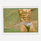 Kenda North, Untitled (Torso View of Bodybuilder), 1980, vintage hand-colored dye transfer print