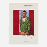 Annie Leibovitz, David Byrne exhibition poster, 1987, photolithograph in colors